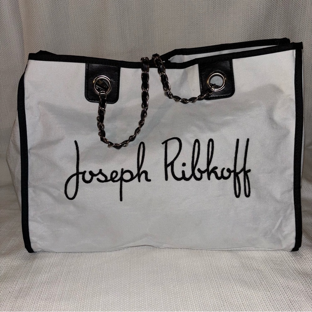 Joseph Ribkoff Signature Purse Bag Tote in Black and White